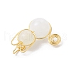 Imitation Jade Glass Beads Pendants PALLOY-JF02480-02-3