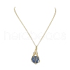 304 Stainless Steel Macrame Pouch Empty Stone Holder for Pendant Necklaces Making NJEW-JN04384-03-2