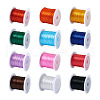  Jewelry 25 Rolls 12 Colors Flat Elastic Crystal String OCOR-PJ0001-010-2