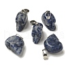 Natural Sodalite Pendants G-Z067-02P-03-2