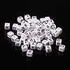 Acrylic Horizontal Hole Letter Beads PL37C9447-3