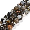 Natural Fire Crackle Agate Beads Strands G-L595-A02-01D-2