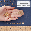 CREATCABIN 500Pcs 5 Style Brass Bead Cap KK-CN0001-19-3