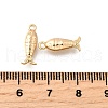 Ocean Theme Brass Charms KK-C096-13A-G-3