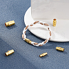SUNNYCLUE 32Sets 4 Style Brass Locking Tube Magnetic Clasps KK-SC0002-88G-4
