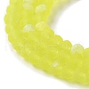 Imitation Jade Glass Beads Strands EGLA-A034-T2mm-MB29-4
