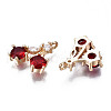 Brass Micro Pave Clear Cubic Zirconia Charms KK-S359-103-A01-RS-3
