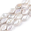 Natural Keshi Pearl Beads Strands PEAR-S020-I02-3
