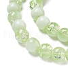 Crackle Glass Beads Strands X1-GLAA-U001-8mm-09-2