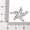 Rack Plating Brass Micro Pave Clear Cubic Zirconia Connector Charms KK-Z039-37P-3
