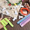 CREATCABIN 5Pcs 5 Colors Polyester Clothes Organizer Elastic Bands FIND-CN0001-67B-3