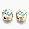 Alloy Enamel Beads ENAM-S122-029E-A-RS-2