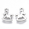 Tibetan Style Alloy Charms TIBE-N010-25AS-RS-2