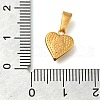 Ion Plating(IP) 304 Stainless Steel Rhinestone Pendants STAS-Z113-09G-3