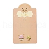Rectangle Bowknot Earring Display Cards CDIS-P007-H01-1