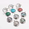 Natural & Synthetic Gemstone Pendants G-G910-F-1