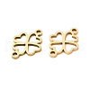 201 Stainless Steel Connector Charm STAS-I199-C01-G-3