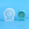 Clock Food Grade Silicone Candle Molds PW-WG25703-01-5