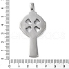 304 Stainless Steel Enamel Pendants STAS-G346-45P-3