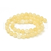 Natural Topaz Jade Beads Strands G-G829-04-8mm-2