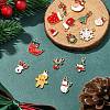 30Pcs 15 Colors Alloy Enamel Pendants FIND-YW0005-80-4