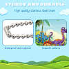 Rectangle PVC Hangtag Ornaments HJEW-WH0080-002-3