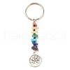 Natural & Synthetic Gemstone Beaded Keychains KEYC-JKC00305-1