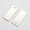 Tarnish Resistant Stainless Steel Stamping Blank Tag Pendants STAS-L166-06-1