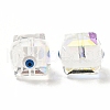 Transparent Glass Beads GLAA-F121-15I-2