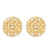 304 Stainless Steel Stud Earrings EJEW-G423-29B-G-4