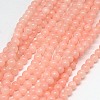 Natural Yellow Jade Beads Strands G-G598-10mm-YXS-22-1