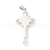 PVD Vacuum Plating 304 Stainless Steel Big Pendants STAS-D052-03GP-2
