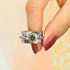 Sunflower Zinc Alloy Finger Rings FS-WGCE082-06-2