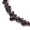Natural Gemstone Beads Anklets AJEW-AN00583-11-2