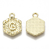 Alloy Pendants PALLOY-N157-003G-NR-3