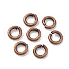 Brass Open Jump Rings KK-G514-01H-R-1