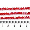 Imitation Jade Glass Beads Strands EGLA-YW0003-19B-01-5