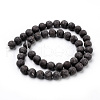 Natural Snowflake Obsidian Beads Strands G-Q462-72-8mm-3