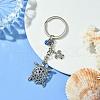 Alloy Rhinestone Keychain KEYC-YW00072-2