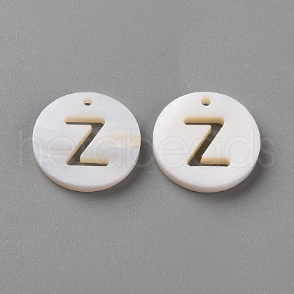 Natural Freshwater Shell Pendants SHEL-Q311-008Z-1
