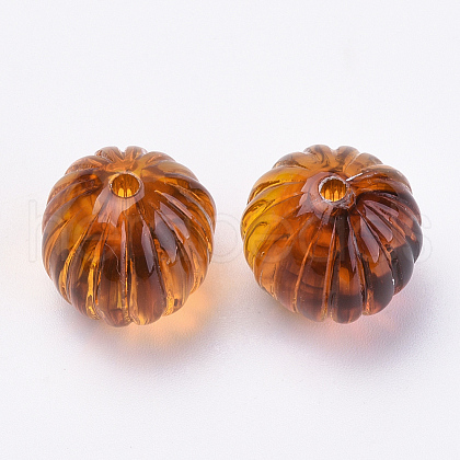 Acrylic Corrugated Beads X-OACR-S016-28-1