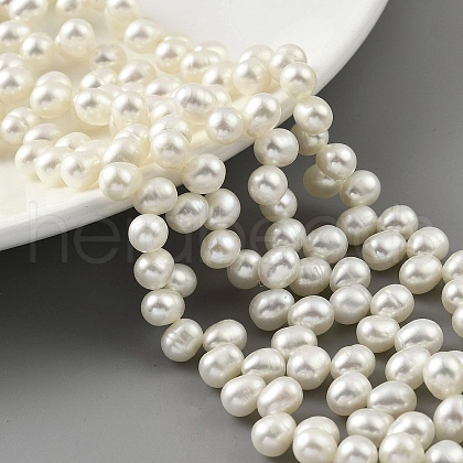 Natural Cultured Freshwater Pearl Beads Strands PEAR-A006-24-1