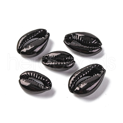 Baking Painted Cowrie Shell Beads X-SSHEL-M023-01B-1