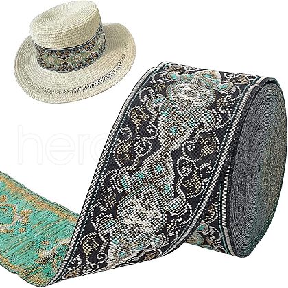Ethnic Style Polyester Cord OCOR-WH0075-23-1