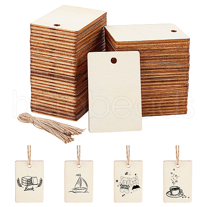 Unfinished Wood Cutouts Ornaments WOOD-WH0027-68-1
