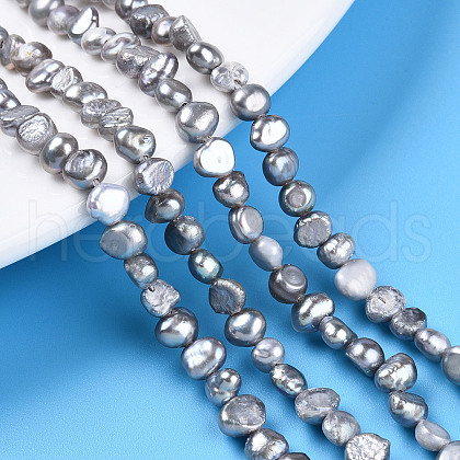 Natural Cultured Freshwater Pearl Beads Strands PEAR-N014-04I-1