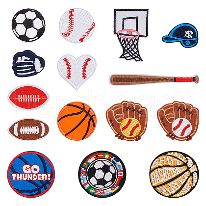 MAYJOYDIY US 1 Set Polyester Cloth Patches DIY-MA0006-30-1