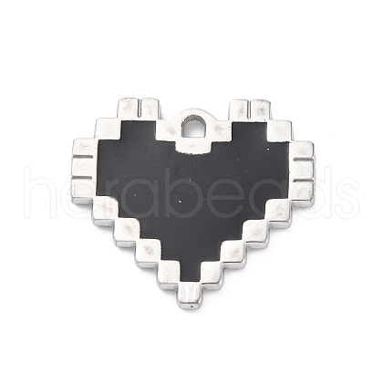 304 Stainless Steel Enamel Pendants STAS-B085-31P-1