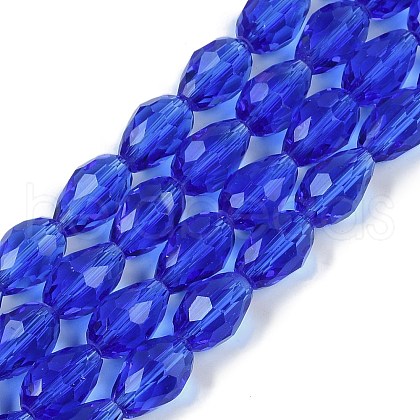 Transparent Glass Beads Strands EGLA-N013-T6mm-D11-1