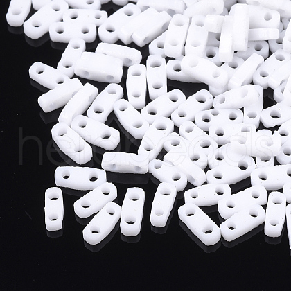 2-Hole Opaque Glass Seed Beads SEED-S023-04C-1